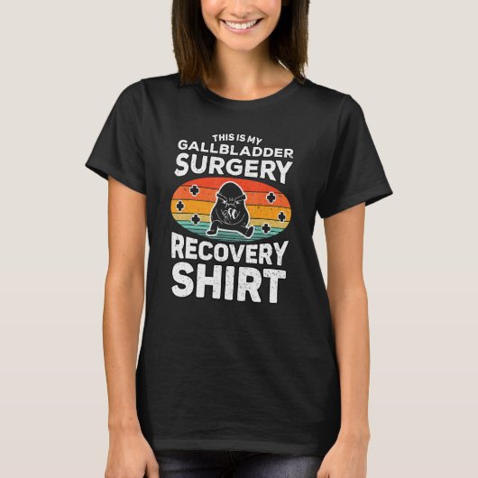 Postgalblaas Surgery Recovery Gallblaas Remo T-shirt (Voorkant)