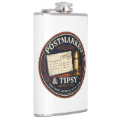 Postgemerkt & Tipsy Heupfles (Rechts)