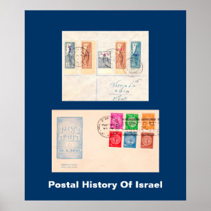 postgeschiedenis van Israël Poster