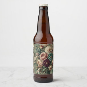 Posthumous Heartache – Gothic Floral Design Bier Etiket