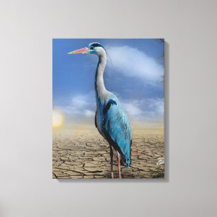 Postimpressionisme Reiger Water Kleur Abstracte Ku Canvas Afdruk