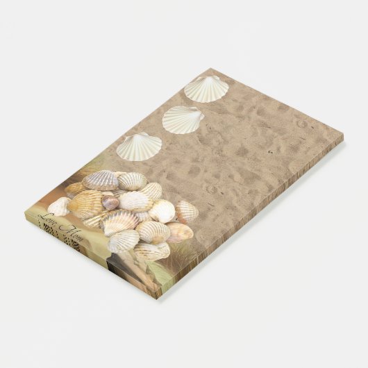 Postit Notes Beach Clams Beach Stones (Schuin)