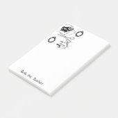 Postit Notes Coloring Barbershop Barber (Schuin)