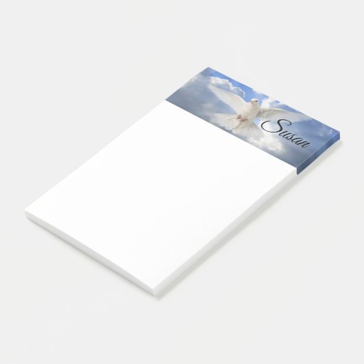 Postit Notes White Dove (Schuin)