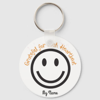Postive Gift Sleutelhanger-Grateful for Elke Heart Sleutelhanger