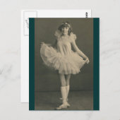 postkaart ballerina (Voorkant / Achterkant)