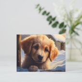 Postkaart Chien 1-18 (Staand voorkant)