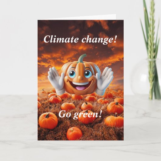 Postkaart, Helloween Feestdagen Kaart (Voorkant)