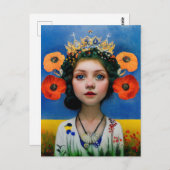 Postkaart in Oekraïne (Voorkant / Achterkant)