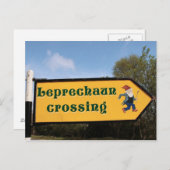 postkaart leprechaun bord (Voorkant / Achterkant)