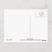 postkaart leprechaun bord (Achterkant)