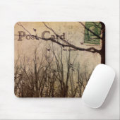 postkaart muismat (Met muis)