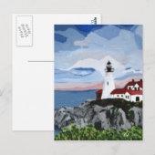 Postkaart: Portland Head Light Briefkaart (Voorkant / Achterkant)