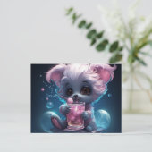 Postkaart: Puppy Love Briefkaart (Staand voorkant)