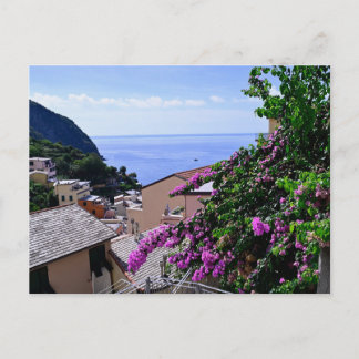 Postkaart/ Riomaggiore uitzicht Briefkaart