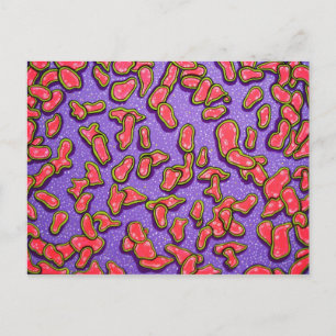 Postkaart - Roze cel-