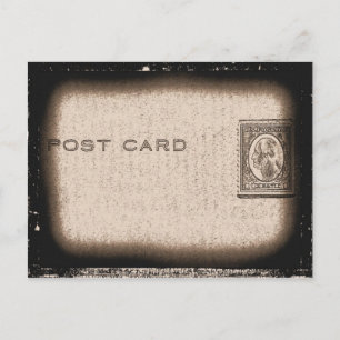 "Postkaart" (Sepia) Briefkaart