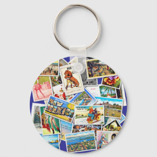 postkaart sleutelhanger