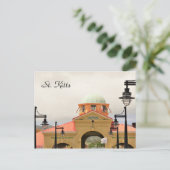 Postkaart, St. Kitts Briefkaart (Staand voorkant)