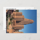 Postkaart - stadhuis Buffalo NY (Voorkant / Achterkant)