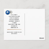 Postkaart verjaardagsfeestje 20 jaar biljartballen (Achterkant)