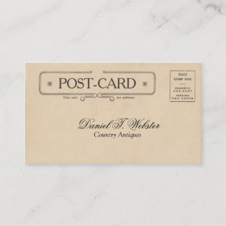  postkaart visitekaartje