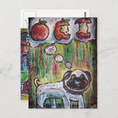 postkaart voor appelhonden (Voorkant / Achterkant)
