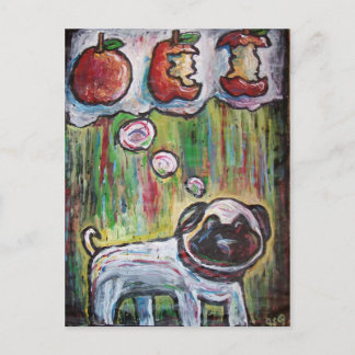 postkaart voor appelhonden