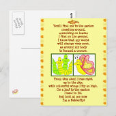 Postkaart voor driehoeksgedicht (Voorkant / Achterkant)