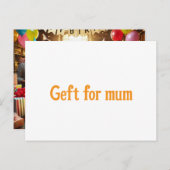 Postkaarten krijgen voor moederdag (Voorkant / Achterkant)