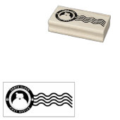 Postkantoor van de Kerstman Rubberstempel (Gestempeld)