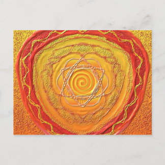 Postkarte 27 "Goldene Spirale" Briefkaart
