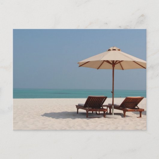 Postkarte - Abu Dhabi - Dubai - Strand Briefkaart (Voorkant)