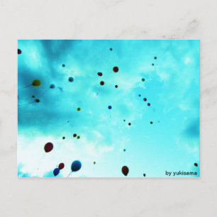 Postkarte - Ballons Briefkaart