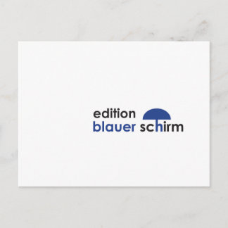 Postkarte - Edition Blauer Schirm Briefkaart