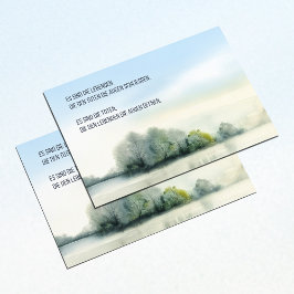 Postkarte "Es sind die Lebenden ..." Briefkaart