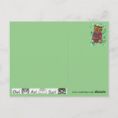 Postkarte Eule Briefkaart (Achterkant)