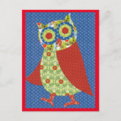 Postkarte Eule Briefkaart (Voorkant)