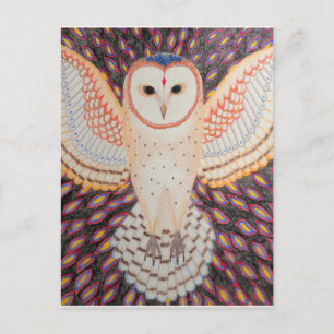 Postkarte Eule Briefkaart