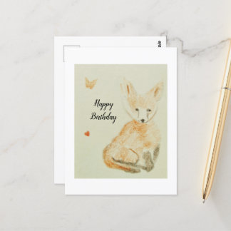 Postkarte Fuchs Briefkaart