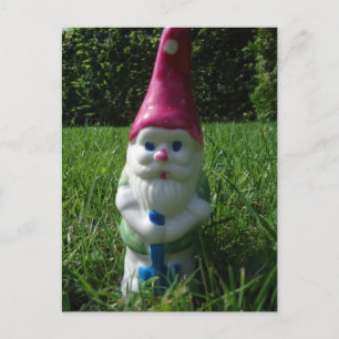 Postkarte "Gartenzwerg" Briefkaart