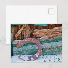 Postkarte "Good Luck" Briefkaart