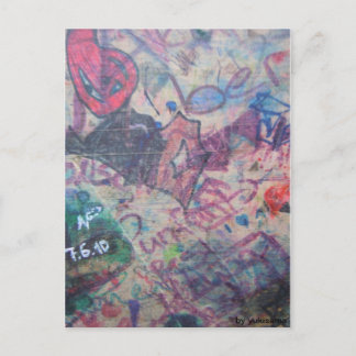 Postkarte - Grafitti Briefkaart