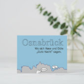 Postkarte Hase en Düte Briefkaart (Staand voorkant)