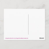 Postkarte MagicMandala Magenta Briefkaart (Achterkant)