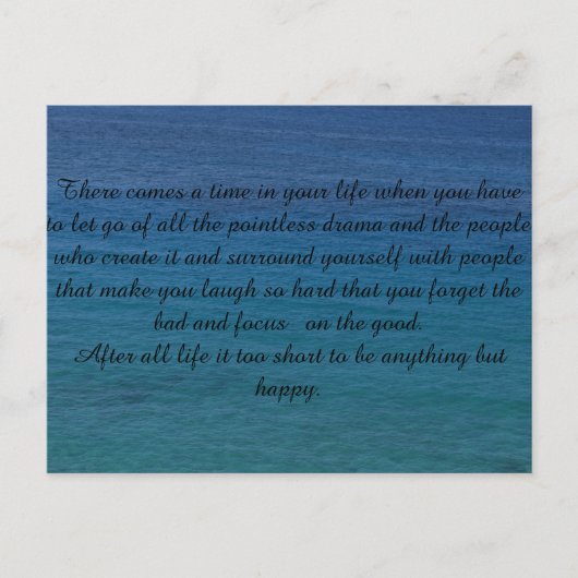 Postkarte mit Spruch Briefkaart (Voorkant)