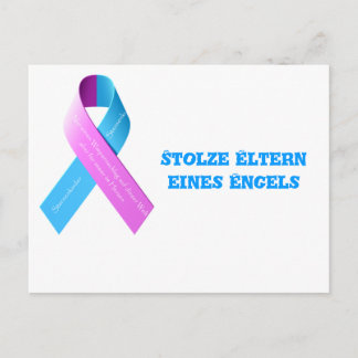 Postkarte stolze Eltern eines Engels Briefkaart