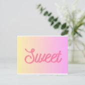 Postkarte - "Sweet" Briefkaart (Staand voorkant)