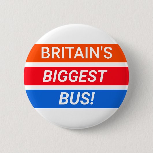 postkoetspas ronde button 5,7 cm (Voorkant)