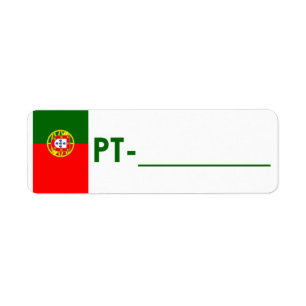 Postkruising ID Label Portugal "Vlagstijl"